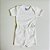 Conjunto Manga Curta Suedine Liso Off White - Imagem 4