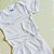 Conjunto Manga Curta Poliviscose Branco - Imagem 4
