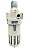FILTRO REGULADOR 1/2 BSPP C/MANOMETRO E SUPORTE BFR4000 - Imagem 1