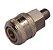 ENGATE RAPIDO C/ROLETE ROSCA MACHO 1/4 LUB2000A LUBEFER - Imagem 1