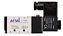 VALVULA SOLENOIDE 5/2 VIAS 1/4 SIMPLES SOLENOIDE 220V AIRTAC PUMA 018 - Imagem 1