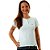 Camiseta Feminina Oitavo Ato Henley Azul Piscina - Imagem 1