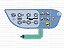 Teclado de membrana para Cama Hill-Rom - IP1104 - Imagem 1