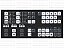 Painel de Membrana para CNC MAZAK QT / SQT Comando T32 - Imagem 1