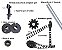 Conjunto Suporte Fixo para 2 Fundos Fotograficos (Parede) - Imagem 3