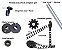 Conjunto Suporte Fixo para 1 Fundo Fotografico (Parede) - Imagem 2