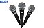 Microfone Lyco Com Fio SML58SP3 (acompanha 3 microfones) - Imagem 1
