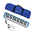 Escaleta Concert Strinberg M37 Azul 37 Teclas + Capa Acessórios - Imagem 2