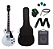 Kit Guitarra Strinberg Les Paul LPS230 SL Silver + Amplificador + Acessórios - Imagem 1