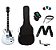 Kit Guitarra Strinberg Les Paul LPS230 WH Branca + Acessórios - Imagem 1