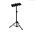 Suporte Pedestal Para 8 Microfones Vector AM-08P - Imagem 3