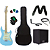 Kit Guitarra Strato Strinberg STS-100 com acessórios + amplificador CARIBBEAN BLUE - Imagem 1