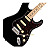 Kit Guitarra Tagima Stratocaster T635 Preta TT LF - Imagem 2