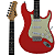 Kit Guitarra Memphis By Tagima MG30 Strato Vermelha - Imagem 4