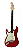 Kit Guitarra Tagima TG500 Candy Apple para Canhoto + Amplificador - Imagem 2