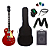 Kit Guitarra Strinberg Les Paul LPS230 + Amplificador + Afinador Digital + Acessórios Vermelha - Imagem 1