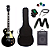 Kit Guitarra Strinberg Les Paul LPS230 + Amplificador + Afinador Digital + Acessórios Preta - Imagem 1