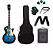 Kit Guitarra Strinberg Les Paul LPS230 + Amplificador + Afinador Digital + Acessórios Azul - Imagem 1