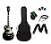 Kit Guitarra Canhota Strinberg Les Paul LPS230 BK Preta + Acessórios - Imagem 1