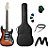 Kit Guitarra Strinberg Rockwave Rw50 Sunburst - Imagem 1