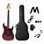Kit Guitarra Strato Tagima SixSmart Candy Apple - Com Efeito - Imagem 1