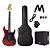 Kit Guitarra Strato Tagima SixSmart Candy Apple - Com Efeito + Cubo - Imagem 1