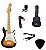Kit Guitarra Infantil PHX Strato Juvenil IST1 Sunburst Capa/ Afinador/ Cabo/ Correia/ Palheta - Imagem 1