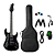 Kit Guitarra Stratocaster Tagima Bk Rock In Rio - Imagem 1