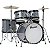 Bateria Acústica Infantil / Juvenil Premium Dx45 Prata - Imagem 2