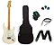 kit Guitarra Tagima TG530 Strato Branca vintage Capa/ Afinador/ Correia/ Cabo/ 3 Palhetas - Imagem 1