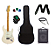 Kit Guitarra Tagima TG530 Strato Branca com Amplificador e Acessórios - Imagem 1