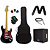 Kit Guitarra Tagima TG530 Strato Preta com Amplificador e Acessórios - Imagem 1