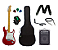Kit Guitarra Tagima TG530 Strato vermelha com Amplificador e Acessórios - Imagem 1