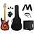 Kit Guitarra Tagima TG530 Strato Sunburst com Amplificador e Acessórios - Imagem 1