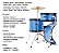 Bateria Acústica Infantil / Juvenil Premium Dx45 Azul - Imagem 6