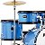 Bateria Acústica Infantil / Juvenil Premium Dx45 Azul - Imagem 2