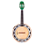 Banjo Rozini Color Caixa Larga Modelo RJ11 AT.VD - Imagem 1