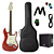 Kit Guitarra Strinberg Rockwave RW50 Vermelha + Cubo - Imagem 1