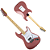 Kit Guitarra Seizi Katana Musashi Fun Rose Gold HSS - Imagem 3