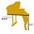 PIANO DE CAUDA INFANTIL CUSTOM KIDS CKPI 30 BRANCO - Imagem 4