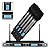 Microfone Sem Fio Quadruplo Karsect Krp4r Profissional Rack Preto - Imagem 4