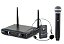Microfone Sem Fio Vokal Duplo Mão e Headset UHF VS148DMH - Imagem 1