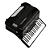 Acordeon Todeschini 37 Teclas 80 Baixos Preto YW870 c/ Bag - Imagem 2