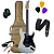 Kit Guitarra Elétrica Seizi Fun Katana Superstrato Lighter Silver Sparkle - Imagem 1