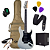 Kit Guitarra Elétrica Seizi Fun Superstrato Lighter Silver Sparkle Com Caixa De Som - Imagem 1