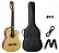 Kit Violão Strinberg Sc200 Náilon Elétrico Natural Verniz - Imagem 1