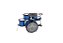 Bateria Infantil Luen Star Kids Azul com chimbal - Imagem 1