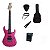 Kit Guitarra Memphis By Tagima MG260 Pink - Imagem 2