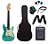 Kit Guitarra Tagima TG500 Strato Metallic Surf Green com Caixa Amplificada - Imagem 1