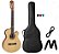 Kit Violão Strinberg Elétrico náilon Flat SL200 Natural - Imagem 1